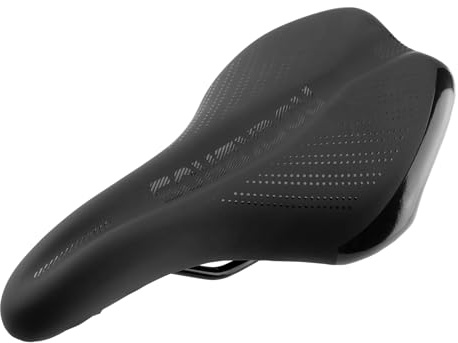 ROCKBROS Comfortable Bike Seat Cushion Made of Thick, High-Density Memory Foam for Men Women Waterproof High Carbon Steel Bike Seat Fit for Mountain Road Bike with Dense Anti-Slip Reflective Dots