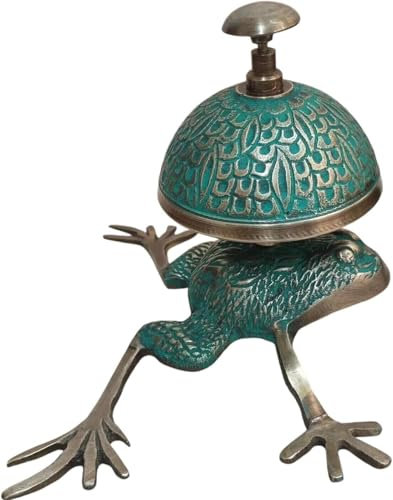 Cloche de table vintage en laiton pour comptoir et réception 15,2 cm