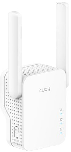 Cudy RE300 N300 WLAN-Range-Extender, 300 Mbit/s Signalverstärker, 2,4 GHz mit Ethernet-Port, WLAN-Extender mit WPS-Taste, Plug and Play-Repeater, kompatibel mit AP-Modus