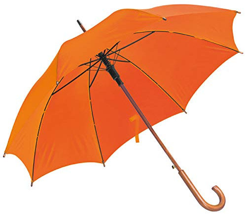 ohne Markenname Automatik-Regenschirm / orange