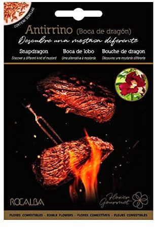 Semillas de flores comestibles de Antirrino Boca De Dragón Rocalba