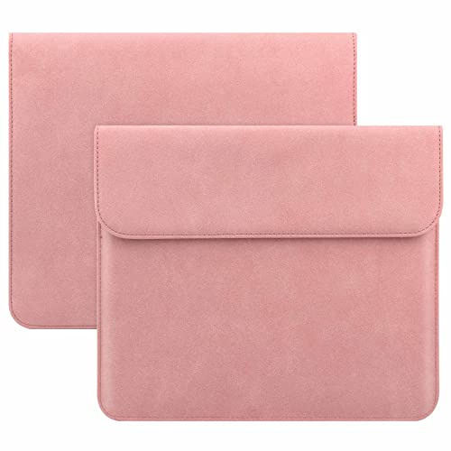 HoYiXi Housse Universelle pour 10,2'' Kindle Scribe (2024 & 2022 modèle)/10,3'' Kobo Elipsa eReader 2021/10.3'' Remarkable 2 2020/10,2'' 10,9'' iPad Étui Pochette pour 10''-11''Tablette eBook,Rose