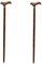 Gehstöcke aus Holz, Gehstock für ältere Menschen, Krücken, Holzstöcke, T-förmige Hakengriffe, leichte Länge 87 cm, je nach Körpergröße kürzbar, Mobilitätshilfe für ältere Menschen, Senioren &