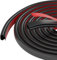 10M D-Shape Rubber Door Sealing Strip, Door Draft Excluder for Door Frame, Self-Adhesive Rubber Door Insulation Strip, Window Weather Strip Replacement for 2.5-5.5mm Gap, Black