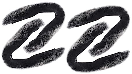 Kisangel 4 Stück Bowstring-Stoßdämpfer Archery Bogenstabilisator Bogensport Sehne Dämpfer hochstihl Bogenschießen-Kit Bogensehne Fell absorbieren Kaninchenfell