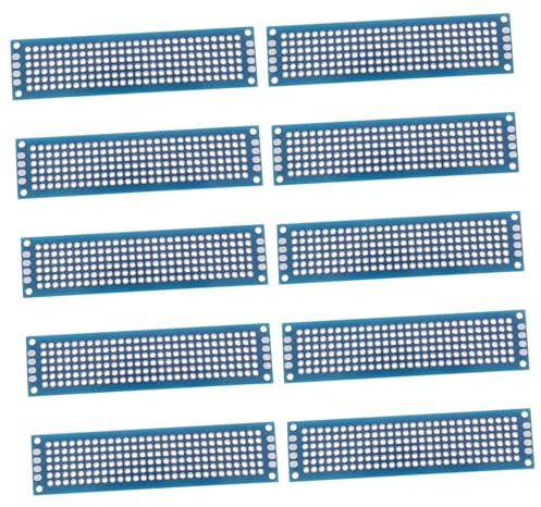 SOLUSTRE 10piezas Placas De Soldadura Placas Pcb Unidades Adecuado Para Experimentos Eléctricos Fácil De Usar