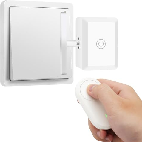 Pixelure Smart Button Pusher, SmartSwitch Toggle, Télécommande Sans Fil Rendez Vos Interrupteurs Intelligents, Interrupteur Paresseux Pour le Contrôle de la Lumière