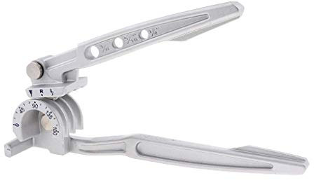 Backbayia Pince Cintrage de Tubes en Aluminium et Cuivre Pince à Sertir Torsion d'armatures Cintreuse de Tuyau