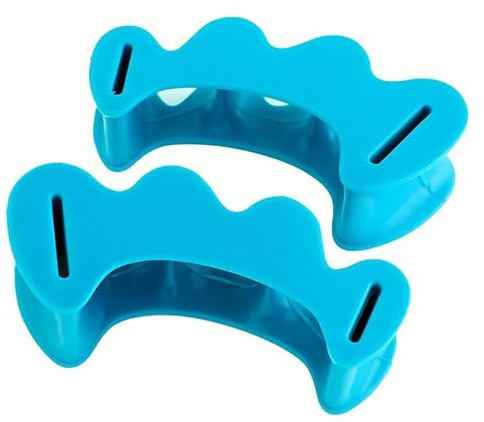 Correct Toes – Bunion Corrector, Toe Separator & Toe Spacers for Men and Women, Unisex, Aqua, Large