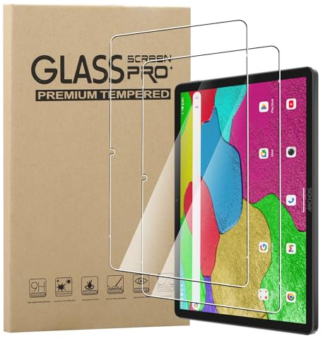 MEMELOKA Verre Trempé pour Tablet ARCHOS T110 FHD2 10.95 Pouces, 2 Pièces 9H Dureté [Anti-Rayures][sans Bulles][Haute Définition] Protection Écran pour Tablet ARCHOS T110 FHD2