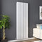 Warmehaus 1800 x 620 mm White Vertical Designer Radiator Double Rectangular Flat Panel - Modern Central Heating - Perfect for Bathroom, Kitchen, Living Room