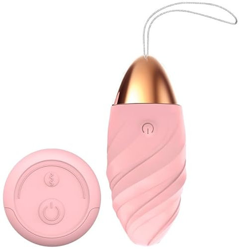 Vibro Ei mit Fernsteuerung 8cm ⌀3.3cm Silikon 10 Vibrationsarten USB Vibrator Klein Bullet Vibration für Frauen G Punkt Egg Vibrator Landung Wasserdicht FOPS M97