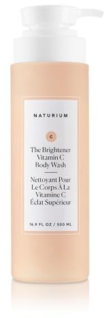Naturium The Brightener Vitamin C Body Wash, Gentle Cleanser | 16.9 FL OZ / 500 ML