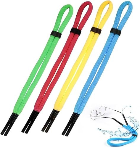 Urker 4pcs Floating Sunglasses Strap,26in Glasses Straps