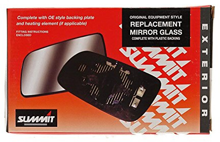 Summit Replacement Heated Mirror Glass With Backing Plate (Fits on lhs of vehicle)