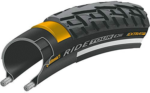 Continental Reifen Ride Tour 28x1,75Zoll 47-622mm 700x45C schwarz Reflex+Flicken