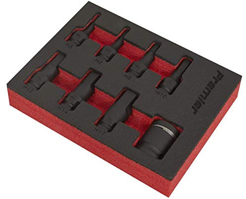 Sealey AK5620 8pc 3/8Sq Drive Hex Impact Socket Bit Set