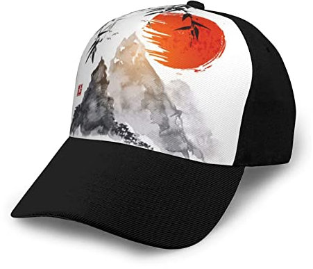 Gelb Grau Schwarz Plaid gespleißt gebogene Krempe Baseball Cap Herren und Damen Sport Baseball Cap, Japanische Bambussonne, Einheitsgr��e