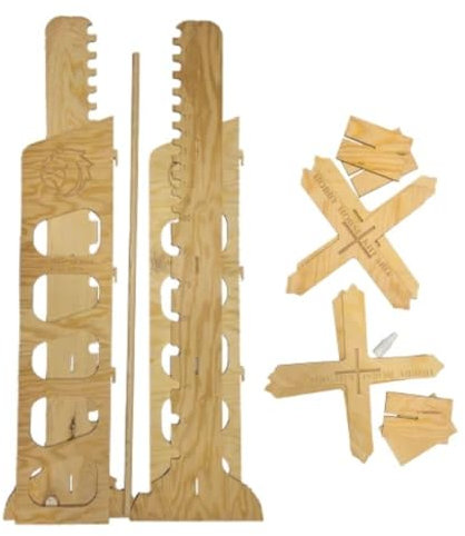 KHT ARIA SHOP | Hobby Horse | Steckenpferd Hindernis Set | Hindernis für Stick Horse | Unbemalt |