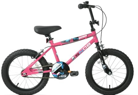 Ammaco Snob Bypass 16 Wheel Kids Girls BMX Bike Pink Age 5+