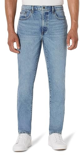 Amazon Essentials Men's Slim-Fit Jeans, Tinted Light Wash, 38W x 32L