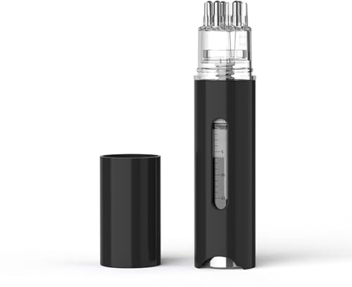Applicateur pour cuir chevelu, huile capillaire, capacité 15 ml, appareil de massage de la tête, applicateur avec circulation visuelle des fluides, massage du cuir chevelu, soin du cuir chevelu et