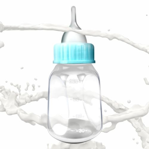 Botella de leche para gatitos, 120 ml, de leche para cachorros con chupete