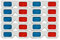 shanpu Gafas 3D,10 Pares Lentes Estéreo Papel Rojo y Azul para Películas Set Anaglifo de Papel Gafas 3D