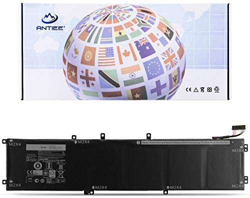New 4GVGH Laptop Battery For Dell XPS 15 9550 Precision 15 5510 Mobile Workstation Series Notebook 1P6KD 0T453 High Capacity 84Wh 6-Cell 11.4V By ANTIEE