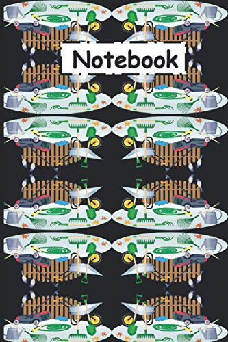 Notebook: Gardening Tools Themed Beautiful Cover College Ruled Notebook For Kids , Boys, Girls, Students, Gift, Home, School, College cute (notebook journal) 6*9