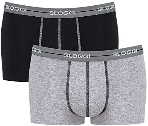 Sloggi Men Start Hipster C2p Box, Hipster Uomo, Grey Combination, 4