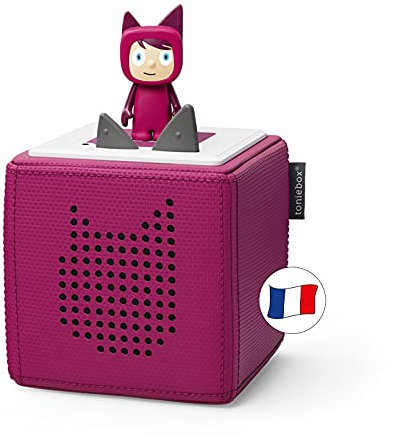 tonies Mon Premier Coffret Toniebox Cassis + 1 Figurine Tonie Créatif, boîte à Histoire et Musique pour Enfant 3 à 7 Ans, conteuse d'histoire Robuste & Facile à Utiliser avec Figurine à Collectionner