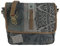Sunsa Damen Umhängetasche/Messenger Tasche aus grauem Canvas. Große Crossbody Bag Geschenkideen für Frauen/Mädchen, nachhaltige Produkte 52508