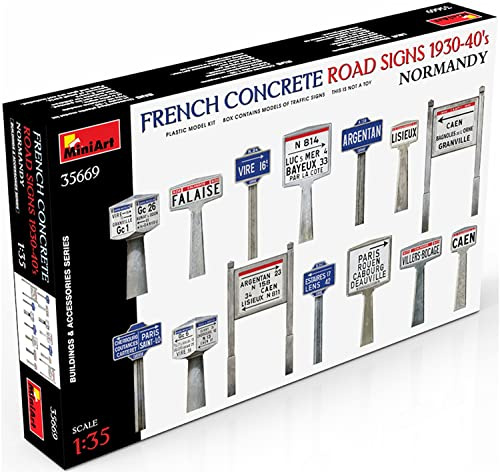 MiniArt 35669 1:35 Fran.Verkehrsz. Normandía 1930-40 - Réplica fiel, construcción de modelos, kit de plástico, kit de modelo, kit de diorama, fabricación de modelos de plástico