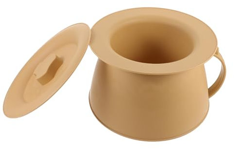 Holibanna Orinal De Plástico Con Tapa Para Adultos Y Niños Escupidera Portátil Reutilizable Con Base Estable Y Diseño Compacto Para Cuidado Personal Y Uso En Casa