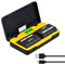DuraPro 2X 2850mAh LP-E6P Battery Akku+ LCD Dual USB Storage Charger with Type C Port for Canon LP-E6P; EOS R5 Mark II Camera