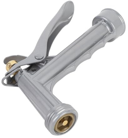 Boquilla de Manguera, Boquilla de Alta Presión Ajustable Alta Presión Manguera Agua con Jardín para Plantas Riegue Lavando Carro Zinc (Enchufe de la UE)