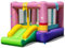 FANTASK aufblasbaren Hüpfburg, Sprungbereich & Basketballkorb, Hüpfburg mit Rutsche, Sprunghauses für Indoor und Outdoor, 240 x 174 x 143 cm