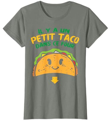 Taco Dans Four Future Annonce Grossesse Femme Maman Cadeau T-Shirt