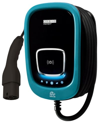 Orbis Estación de carga Viaris Uni CT274 monofásico, 7,4 kW, 32 A, conector tipo 2, para coche scooter OBU2A000112