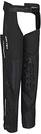 LeMieux DryTex Stormwear wasserdichte Chaps – Schwarz – Fleecefutter & elastischer Bund, Schwarz , XXL