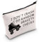 JNIAP Kosmetiktasche mit Rollschuh-Motiv, I Don't Crash I Do Random Gravity Checks, Geschenk für Mädchen, I Don't Crash Bag