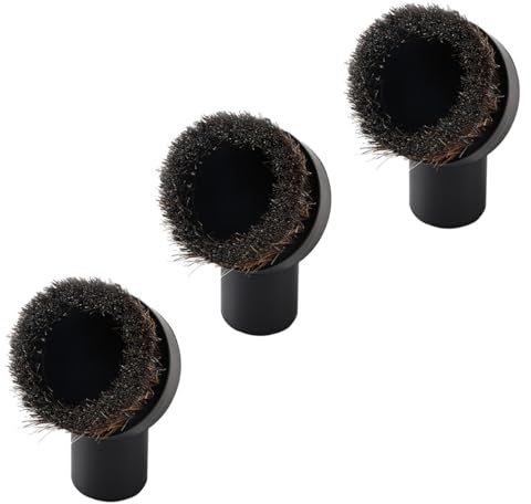 3 Piezas cepillos redondos para aspiradora，Cepillo universal de aspiradora，para Boquilla Aspiradora,Cepillos Repuesto.