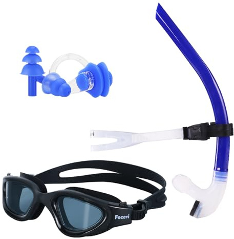 Focevi Snorkel de Natacion Frontal,Tubo de natación Central para Piscina