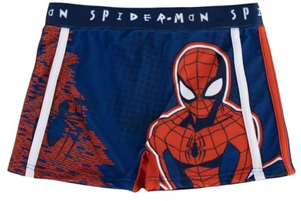 Marvel Spider Man Bañador para Niño, Diseño Shorts de Baño Bañador Infantil, Talla 8 Años