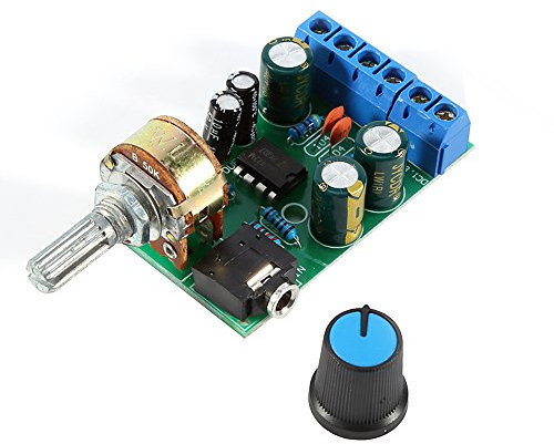 Walfront DC1.8-12V TDA2822M Verstärker 2 Kanäle Stereo 3.5mm AUX Audio Amp Board Modul