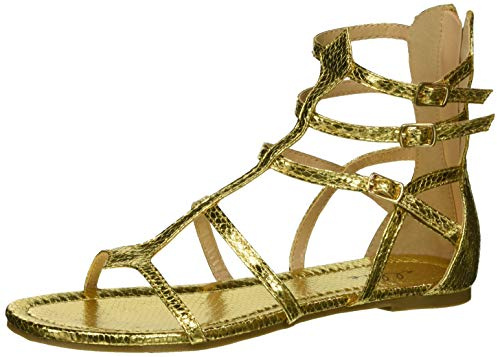 Ellie Shoes Women's 015-ATHENA Sandal, GOLD, 10 M US