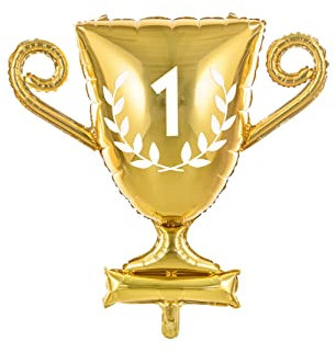 Palloncino Foil Mylar a Forma di Coppa Trofeo 64x61 cm