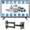 Unispectra® 22 Zoll Full HD LED Digital 240v 12v TV Free-to-Air und SAT Tuner, USB, HDMI. 12V TV für Wohnmobile, Campervan, Caravan TV, Camping, LKW, Boot, Küche, Schlafzimmer