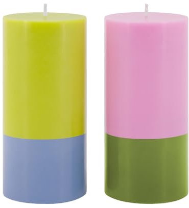 Remember Stumpenkerzen 2er Set vegan Stearinwachs, Remember:Porto